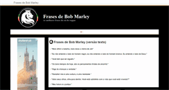 Desktop Screenshot of frasesdebobmarley.com