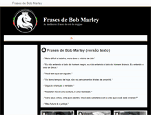 Tablet Screenshot of frasesdebobmarley.com